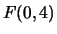 $F(0,4)$